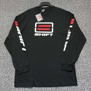 Vintage Shift Motocross Motorcycle Racing Shirt Men Large Long Sleeve Cotton New